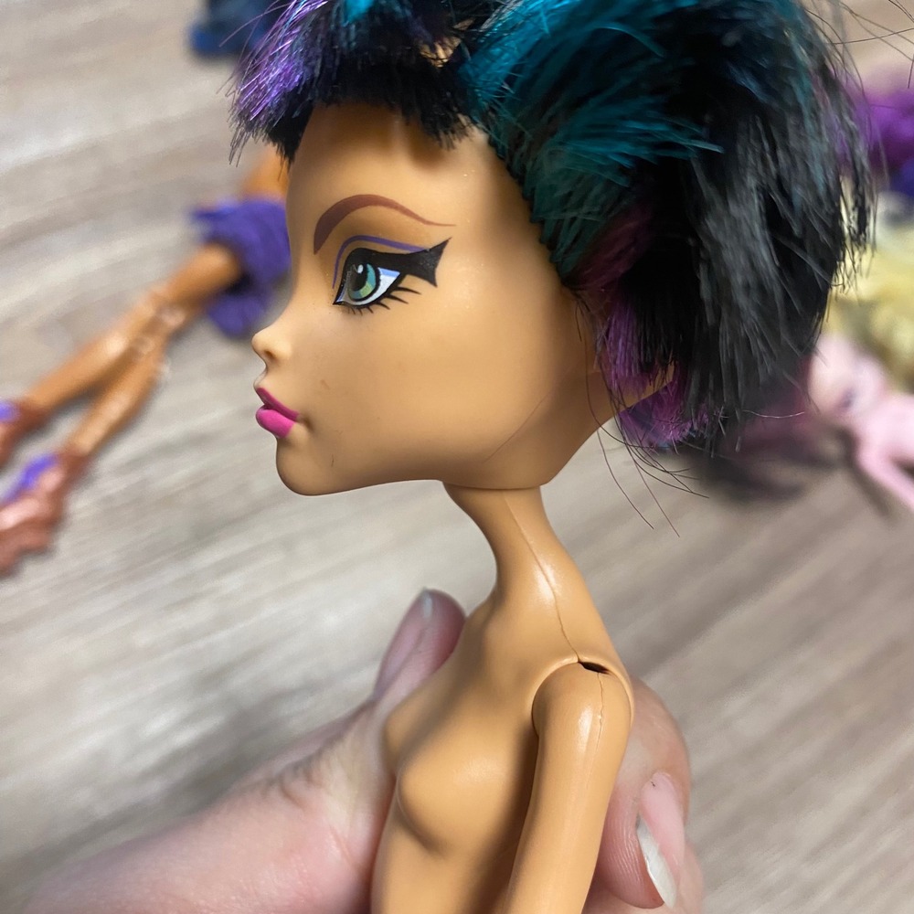Mattel Monster High Cleo de Nile G1 2008 Nude Doll Trimmed Hair - Picture 12 of 13